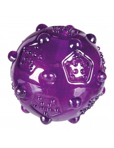 tx33678 dog gioco palla in gomma termoplastica 8cm