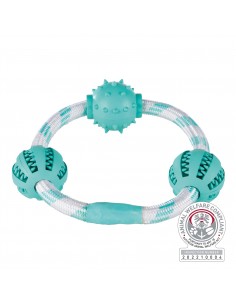 tx33704 dog gioco dentafun corda con giochi 20cm