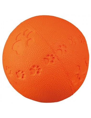 tx34863 dog gioco palla con impronte 9cm