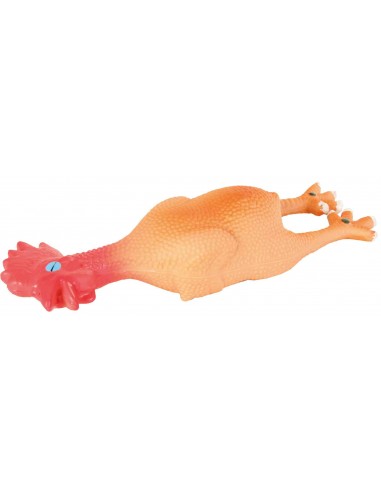 tx3536 dog gioco pollo in latex 25cm