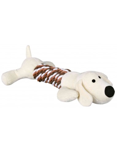tx35894 dog gioco cane peluche con corda 32cm