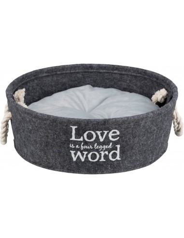 tx38395 cat cuccia lian 37cm grigio