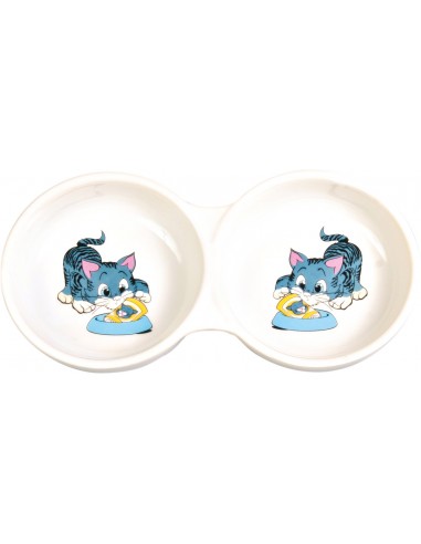 tx4014 ciotola doppia in ceramica...