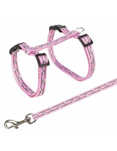 tx4142 cat parure per gatti in nylon con motivi