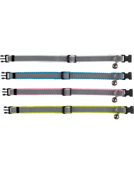 tx4145 cat collare per gatti in plast/feltro riflet