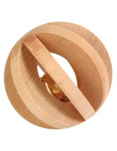 tx6187 rod gioco palla in legno c/campanello