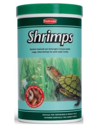 padovan mangime rettili tartarughe shrimps 160 gr