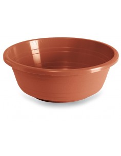 veca ciotola in plastica cilindro terracotta 30 cm