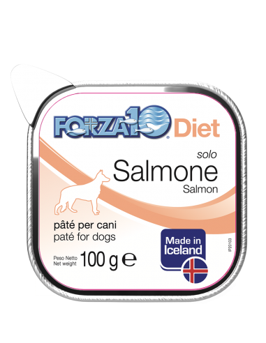 f10 dog diet 100gr solo salmone 0712107