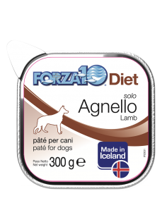 f10 dog diet 300gr solo agnello 0712302