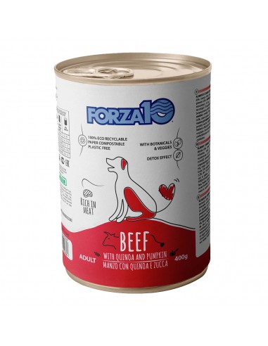 forza10 dog maintenance al manzo con quinoa e zucca 400g