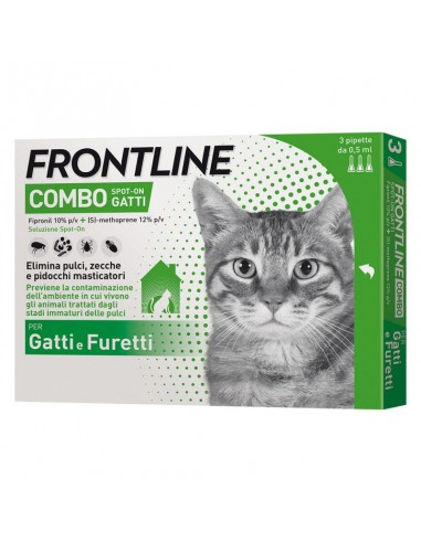 frontline combo gatti e furetti 3pz off - 20%