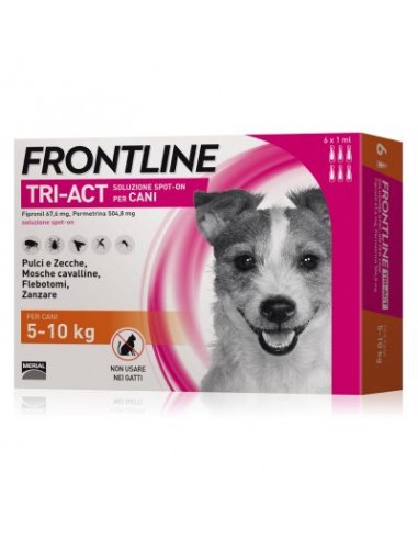 frontline tri-act 5-10kg 6pz off -20%