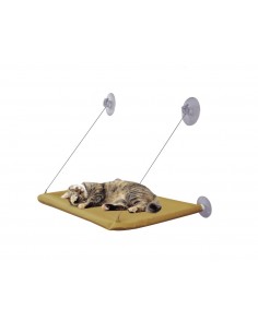 camon cg009 cat lettino appendibile da finestra con ventose 55x33cm fino a 10kg