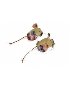 cam ag0103 gioco gatto topini con sonaglio motivo zigzag 2pz