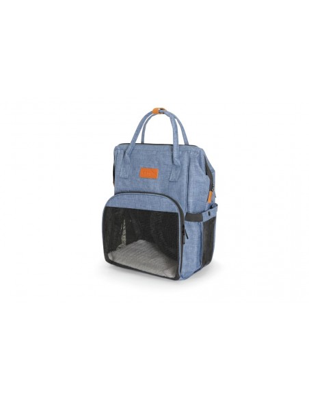 cam ca647/b borsa zainetto pet blu 27x24x42h cm
