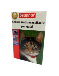 beaphar collare antiparassitario per gatti rosso