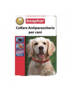 beaphar collare antiparassitario per cani rosso 410.0010.001