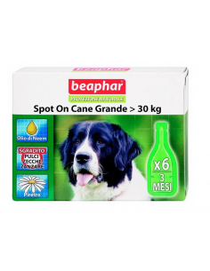 beaphar spot on cane grande 30kg 6 pipette 420.0040.003