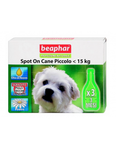 beaphar spot on cane piccolo 15kg 3 pipette 420.0040.001