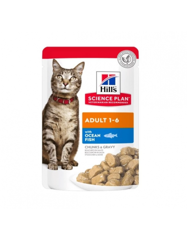 hills cat 85gr busta ad bocconi pesce...