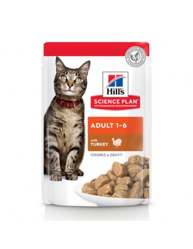 hills cat 85gr busta ad bocconi tacchino