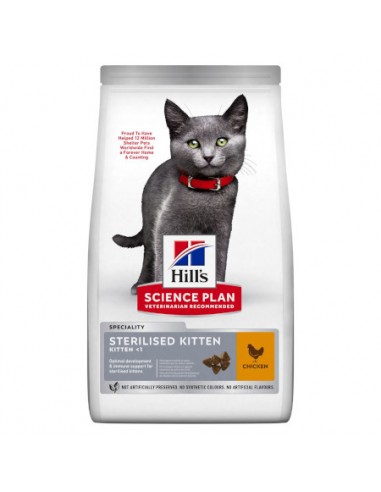 hills cat 300gr kitten sterilised...