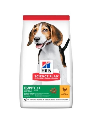hills dog 12kg puppy medium pollo 604268