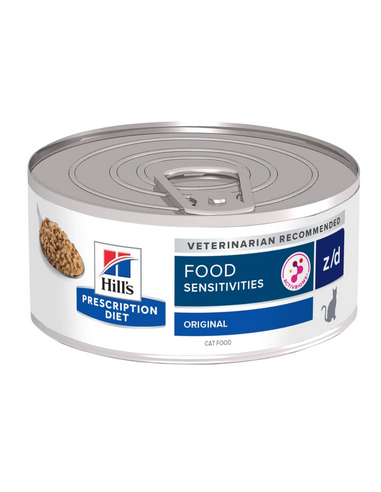 hills cat diet 156gr z/d 605609