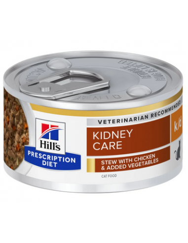 hills cat diet 82gr k/d stufato 603880