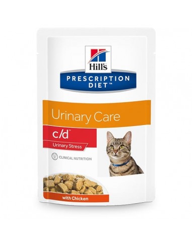 hills cat diet busta 85gr c/d urinary...