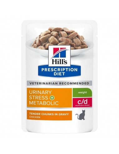 hill's cat diet c/d+metabolic+urinary stress 85g