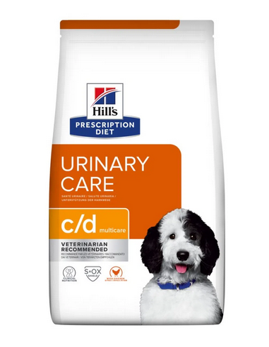 hills dog diet 4kg c/d multicare...