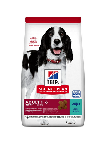 hill's dog adult medium tonno 2,5kg