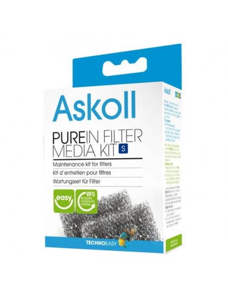 askoll ac090001 kit materiale filtrante pure in s/minimaxi