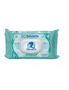 bayer salviette detergenti 50pz muschio bianco 90200279