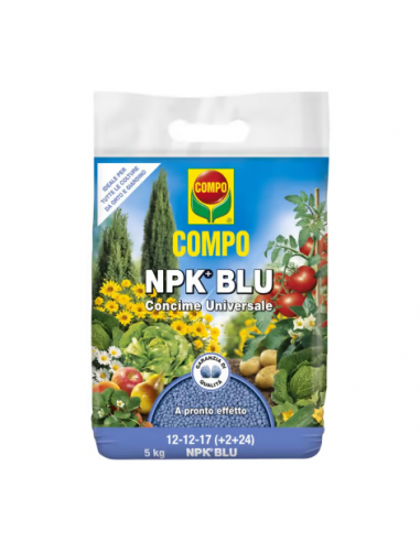 compo npk blu 5kg concime granulare universale per piante orticole e giardino