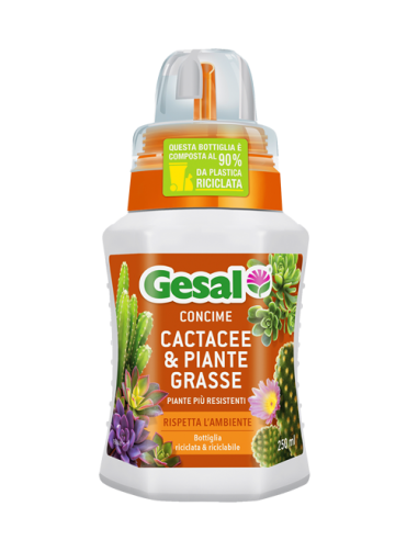 gesal concime liquido cactacee e piante grasse 250ml