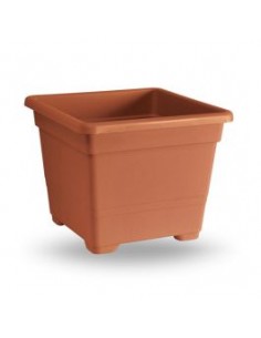 veca vaso quadrato 22cm terracotta va006-cm0022-002