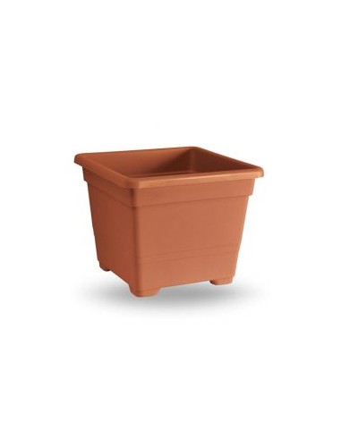 veca vaso quadrato 22cm terracotta va006-cm0022-002