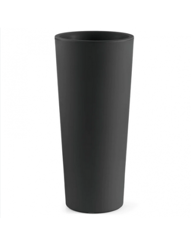 veca cache-pot genesis rotondo alto 85h antracite ch302-h00r85-019
