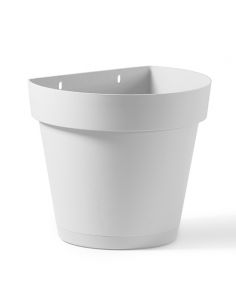veca vaso a muro cleo 25cm bianco va043-d00250-000