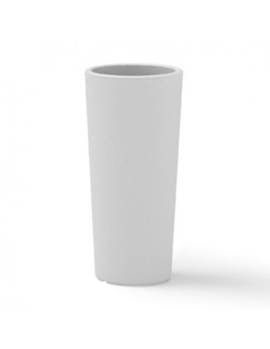 veca vaso cache-pot clou rotondo 65cm bianco ch001-h00r65-000