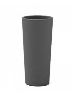 veca vaso cache-pot clou rotondo 65cm antracite ch001-h00r65-011