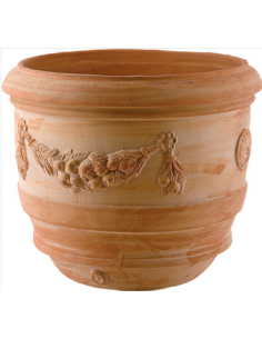 tarvisium vaso a barile festonato galestro 20cm 241200