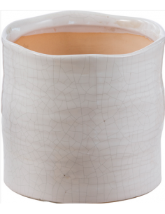 tarvisium vaso cilindro estia bianco 16cm c21035h