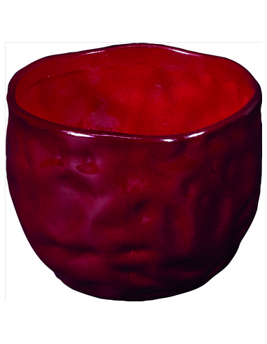 tarvisium vaso cachepot roccia 15cm rosso ji4027153