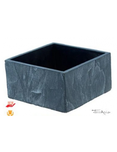 tarvisium vaso quadro basso steatite 20cm gg16812