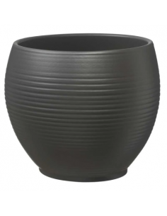 tarvisium vaso manacor 22cm col.0207 matte anthracite kc018.022.0207