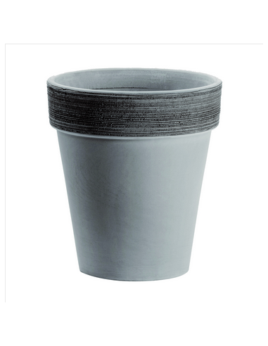 tarvisium vaso alto graffiato greige 21cm 9602143